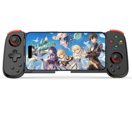 Koiiko Wireless Controller for iPhone/iPad/iOS/Android/Tablet/PC/Switch Phone Game Controller Joystick for Xbox Cloud Gaming/PS Remote Play/Steam Link - Bluetooth Gamepad for iPhone 17/16/Samsung