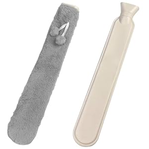 Avesteir Lange Wärmflasche mit Bezug, 1 Liter