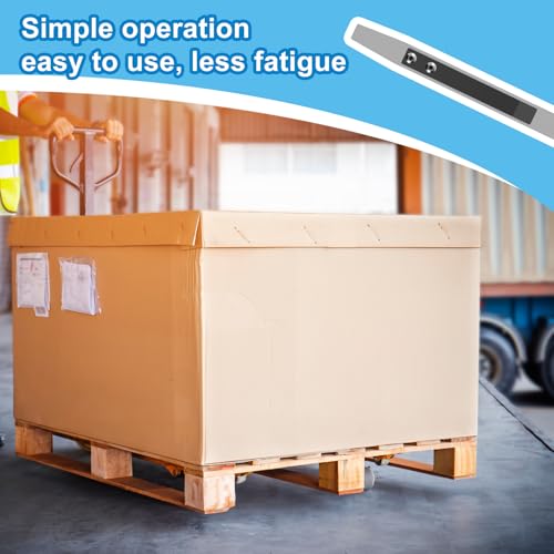 Image of MorningRo 2 Pack 54'' Pallet Strap Feeder Stick Guide Strapping Through Pallets Straps Feeder Professional Pallet Threading Tool