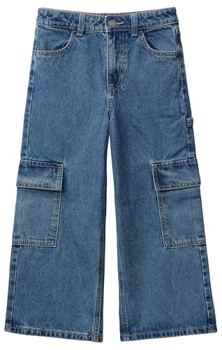 Pantalons fille Benetton en coton doux pour l'école et le quotidien