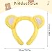 KICOSY 4PCS Colorful Bear Headbands for Women - Ideal for Halloween, Cosplay, Party, Festivals & Daily Fashion