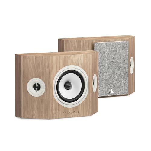 Image of Triangle - BOREA BRS1 Home Cinema Surround Speaker - Dipole/Bipol - 2-Way - Load Capacity 90W - 380 x 275 x 150 mm (Light Oak)