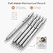 Nicpro 22PCS Metal Mechanical Pencil Set in Case, Art Drafting Pencil 0.5, 0.7, 0.9 mm & 2 PCS 2mm Mechanical Drawing Pencils with 396PCS Leads (4B 2B HB 2H Colored) for Drawing Writing Sketching