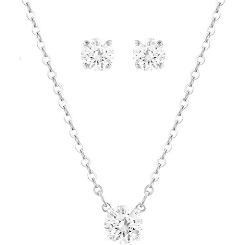 Swarovski Attract Round Necklace and Earrings Set Cover