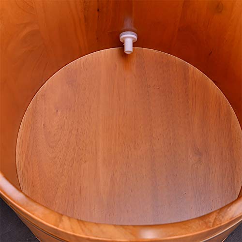 Bañera de pies de madera Katzowen 50cm miniatura 4