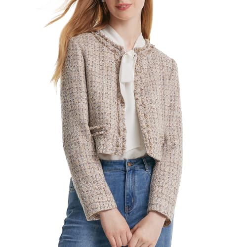 2025 Womens Casual Blazers Long Sleeve Work Office Open Front Suit Jacket Business Blazer - Image 4