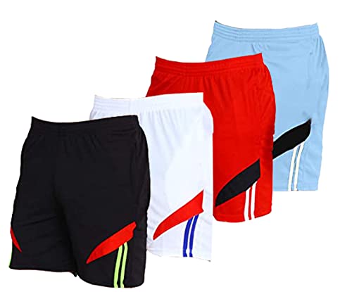 Image of Fort Worth Men's 4 Pack Gym Workout Shorts Quick Dry Bodybuilding Weightlifting Pants Training Running Jogger with Pockets