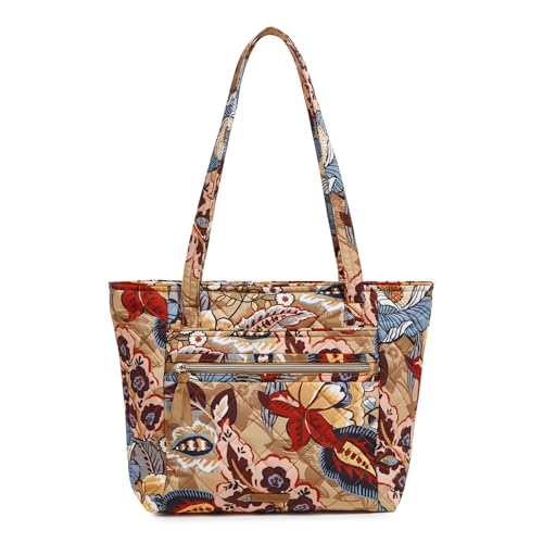 Vera Bradley Performance Twill Small Vera Tote Bag, Botanical Beauty