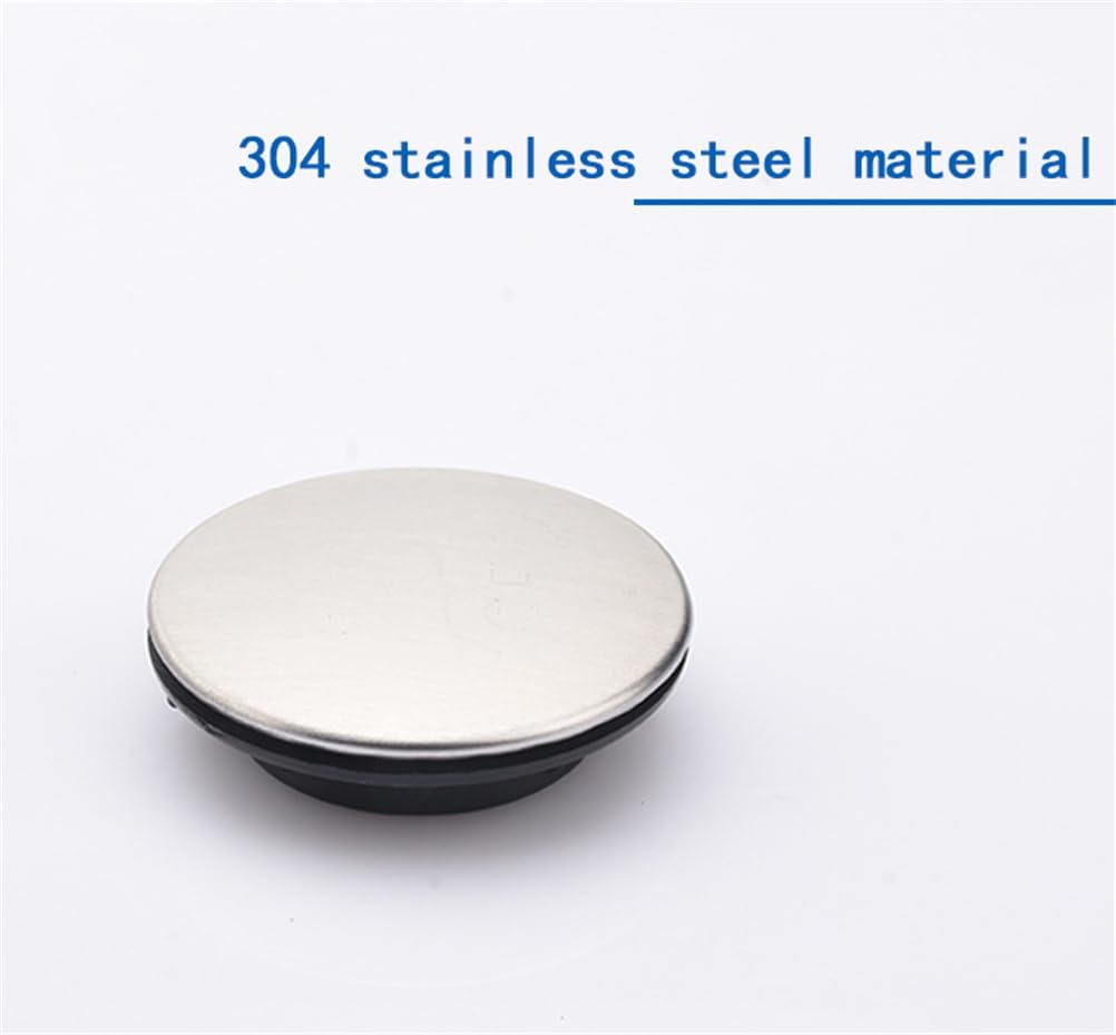 Kitchen Faucet Hole Cover Stainless Steel, Premium Sink Tap Hole Cover, Brushed Stainless Steel, Silvery