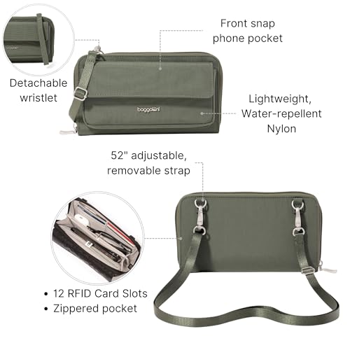 Image of Baggallini Rfid Phone Wallet Crossbody