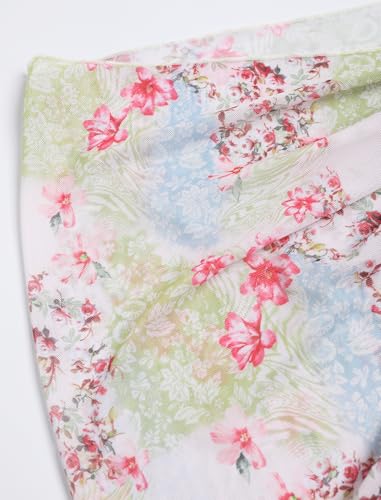 Image of ZAFUL Women's Sarong Coverups Beach Wrap Sheer Bikini Cover Up Mini Skirt | Wraps Swimwear, Cover Ups for Swimwear, Multi-Wear, Texture, Floral