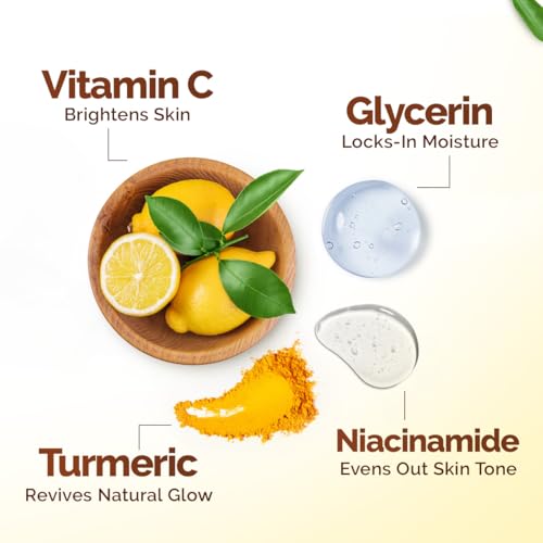 Image of Mamaearth Vitamin C Daily Glow Light Gel Moisturizer With Vit C & Turmeric For Skin Brightening 200G|Long-Lasting, Nonsticky Hydration|Oilfree, Lightweight &Quick-Absorbing|Free From Harmfulchemicals