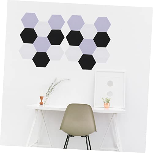 12 piezas Paneles Acústicos Hexagonales de Alta Densidad para Reducción de Ruido con Material de Fieltro Seguro y Fácil Instalación miniatura 4