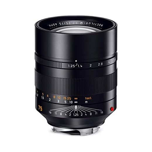 Leica Noctilux-M 75mm f/1.25 ASPH Lens