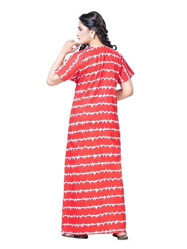Image of PNAEONG Women's Cotton Long Maxi Night Gown Nighty Dress Stylish Super Soft Comfortable