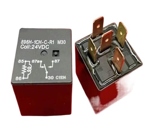 Relais M30 24VDC avec base isolante V4-1C-24V et structure robuste 5 broches