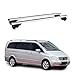 Produktbild OMAC Dachträger Grundtäger kompatibel mit Mercedes Viano Vito W639 2003-2014 Aluminium 75kg Silber 2tlg Offene Reling für Fahrradträger, Dachboxen, Skiträger Abschließbar