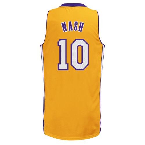 NBA adidas Steve Nash Los Angeles Lakers Revolution 30 Swingman Performance  Jersey - Gold (XXX-Large) : Amazon.in: Sports, Fitness \u0026 Outdoors