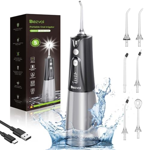 Generic Electric Water Flosser Cordless For Teeth 3 Modes 2 Replaceable Jet Tips 300ML IPX7 Waterproof Oral Irrigator For Home&Travel | Nigeria
