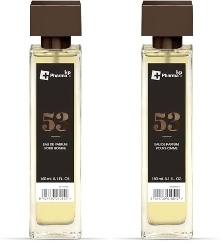 IAP Pharma Parfums nº 53 - Eau de Parfum Vaporisateur Fleuri Hommes - 150 ml (Lot de 2)