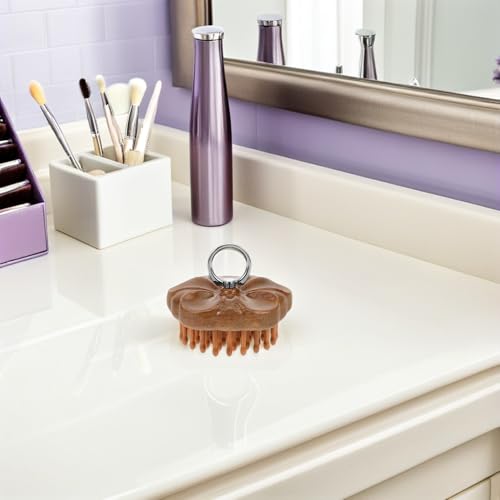 Peigne de massage bois naturel chevelu, outil noble et portatif - 6
