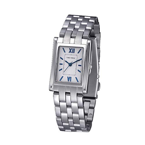 Time Force Reloj Analógico para Mujer de Cuarzo con Correa en Acero Inoxidable TF4044L03M
