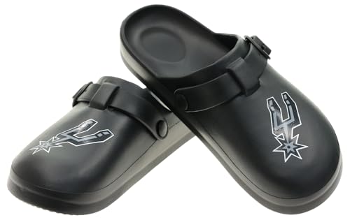 FOCO NBA San Antonio Spurs SMU 2024 Open Back Buckle Clog - Unisex Large