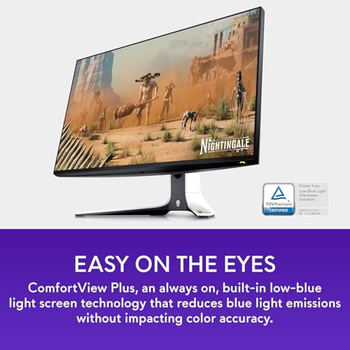 Image of Dell Alienware 27 inch Gaming Monitor | 280Hz, 1ms, QHD | FreeSync Premium Pro + G-Sync | Fast IPS, VESA HDR600 | Height /Tilt /Swivel /Pivot, AlienFX RGB, Low Blue Light (QHD-280Hz)