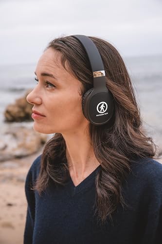 Outdoor Tech - Komodo Over-The-Ear Bluetooth Headphones, Black - Wired and Wireless, Touch Controls for Music, Microphone, and Answering Phone Calls - Image 6