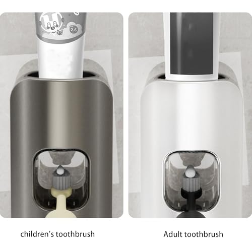 Distributeur automatique de dentifrice rechargeable avec support mural réglable - 4