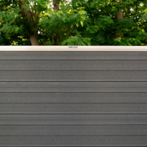 Home Deluxe Sichtschutzzaun CALLADO - 4 x Element + 6 x Pfosten I Blickschutz Windschutz Sonnenschutz