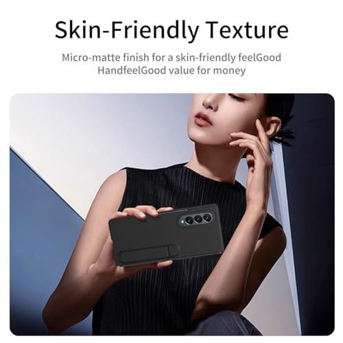 Étui à rabat compatible avec Samsung Galaxy Z Fold 3, coque fine antichoc rigide - 2