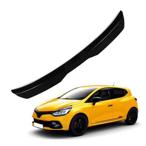 Alerón Trasero,para REN-Ault Clio MK5 Clio 5 2019 2020 2021 2022 2023 Hatchback ABS Carrocería Techo Trasero Spoiler Styling Maletero Coche Spoiler Accesorios,A/Black