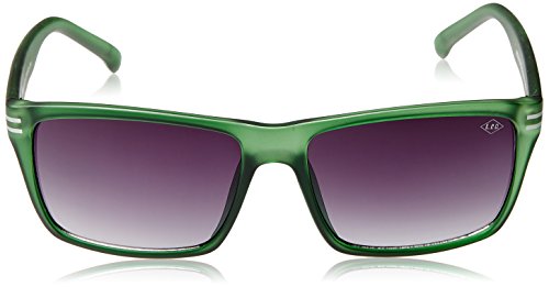 Image of Lee Cooper Rectangular Sunglasses (Green) (LC9069FOBGRN|58)