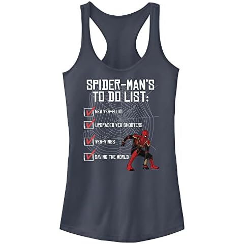 Camiseta sin mangas de espalda cruzada Marvel Spider-Man No Way Home Spidey para mujer Cover