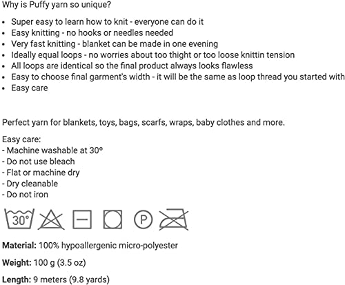 Alize Puffy Baby Big Loop Blanket Yarn Lot Of 3Skn 300Gr 30Yds 100% Micropolyester Soft Yarn Hand Knitting Yarn Super Chunky Bulky Woven Worested Yarn (55) #TOP6