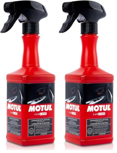 Motul Nettoyant Plastique Lot de 2 : Idéal pour redonner un aspect neuf au tableau de bord