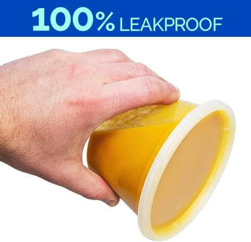 image for Healthy Packers 50pk 16oz Deli Containers with Lids – BPA-Free Plast