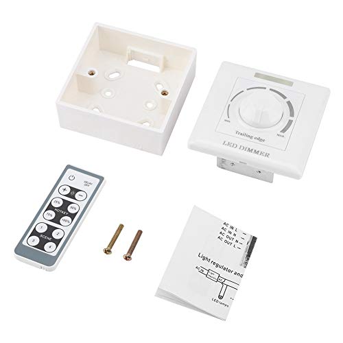 Ir Led Dimmer Switch - 220V Led Light Adjustable Dimmer Switch Brightness Control + Ir Remote Controller 200W #TOP1