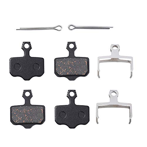 Icreopro 2 Pairs Bike Disc Brake Pads for Avid Elixir 1 3 5 7 9 R ER CR Mag Level TL T Sram XO XX X7 X9 XXWC DB1 DB3 DB5 Durable & Long-lasting(Resin,Semi-Metallic,Sintered Metal,Multi-Metallic)