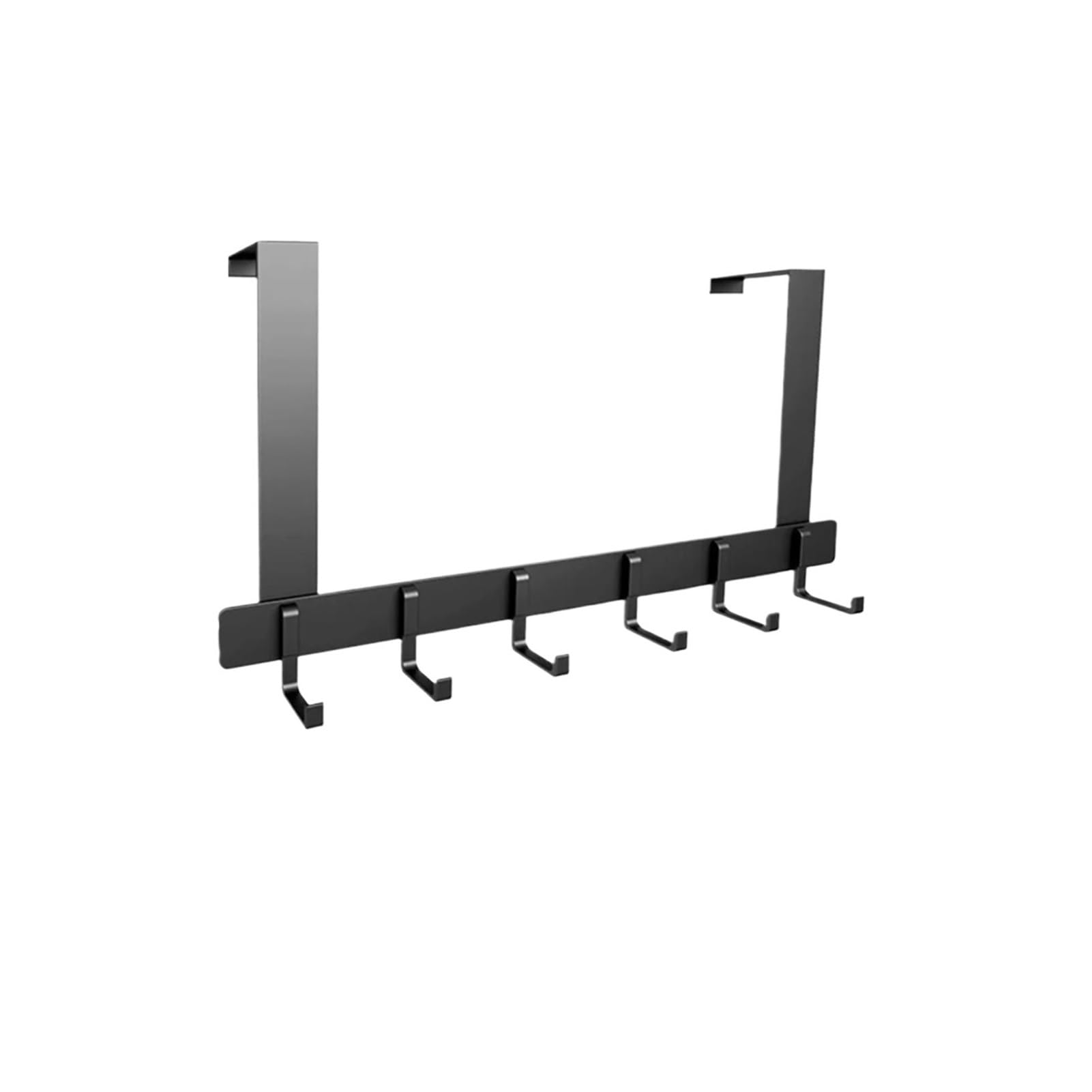 AXVORO Over Door Hanger Versatile Aluminum Door-Back Hooks No-Drilling Detachable Door Back Hooks for Clothes Hats Keys Bags Home Accessories