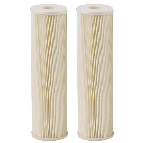 Pentek 255482-44 Pentair Pentek Ecp5-10 Sediment Water Filter, 10-Inch, Under Sink Pleated Cellulose Polyester Replacement Cartridge cover