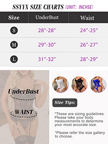 Ssyyx Women Sexy Lingerie Set Exotic Teddy Bodysuit Lace Baby Dolls Chemises Negligees And Panty Sets White #TOP5