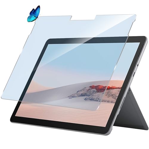 【ブルーライトカット 93%】【 1枚入り】Surface Go 3(2021) 用のガラスフィルム 目の疲れ軽減 液晶保護 フィルム Surface Go 2 (2020)/Go (2018) 用の保護シート 保護ガラス 硬度9H/貼り付け簡単/超薄飛散防止/気泡防止/指紋防止/高感度タッチ