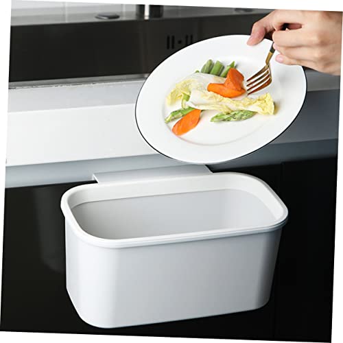 Set de 2 Canecas de Basura Colgantes Blancas para Cocina miniatura 2