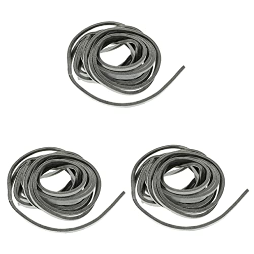 VILLCASE 3 Sätze Schalldämmendes Dichtungsband Dichtungsstreifen Für Fenster Bürstenleiste Schiebetür Siegel Wetterschutz Für Türrahmen Fensterdichtung Grau Polypropylengarn 2 Rollen * 3