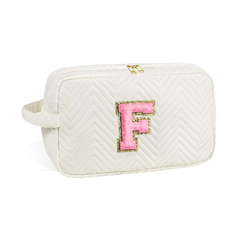 SEFORICO Toiletry Bag for Women - Personalised Makeup Bag Portable Travel Wash Bag Make Up Bag with Handle Birthday Gifts
