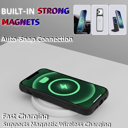 Coque Magnétique iPhone 17 Pro Max Boutons Métalliques Noire - 3