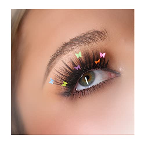 Rainbow Flutter Lash, Each Lash is Handmade (Flutter)