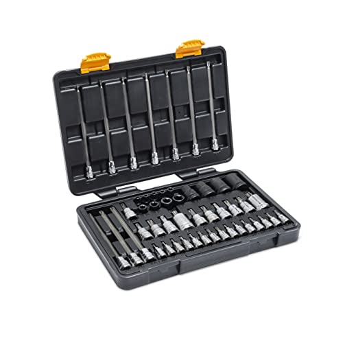 Image of GEARWRENCH 49 Piece 1 /4 inch, 3 /8 inch, 1 /2 inch Drive Torx Bit Socket Master Set - 89087 Large (Pack of 6)